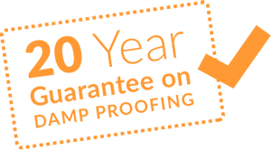 20 Year Guarantee on Damp Proofing